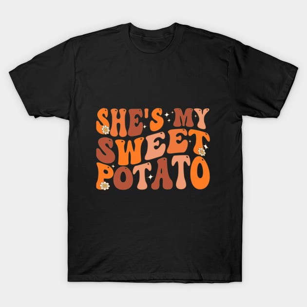 She's My Sweet Potato T-Shirt by Bourdia Mohemad